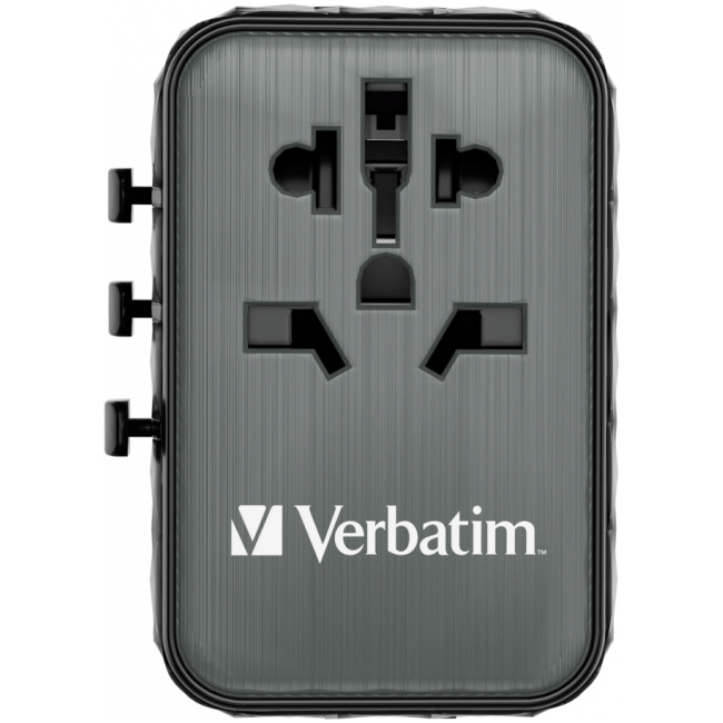 Verbatim Charger Travel Adapter World to World GAN III 65W 2xC 2xA UTA-05 - Image 6