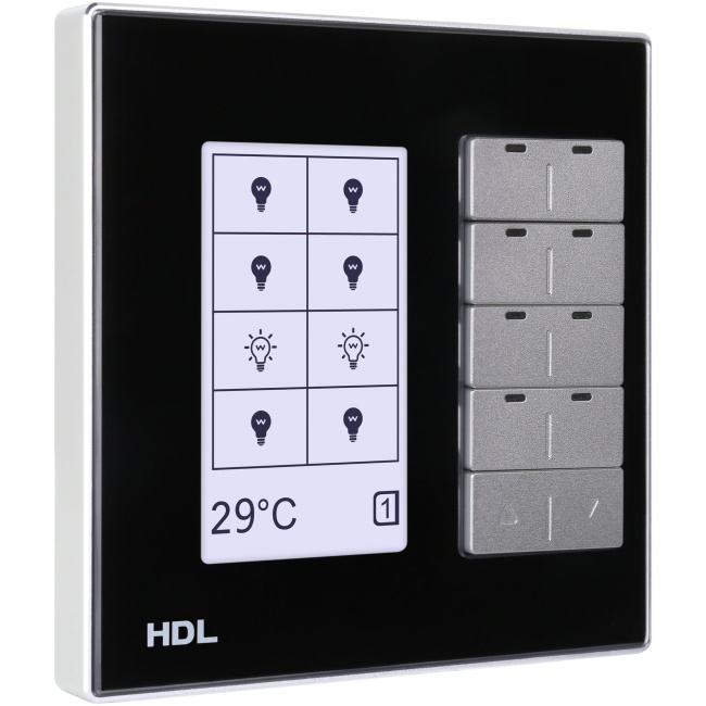 HDL Panel DLP MODERN Series 8 Buttons Black - Image 3