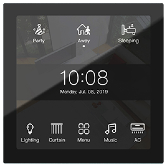 HDL Panel GRANITE Touch Display 4inch Black