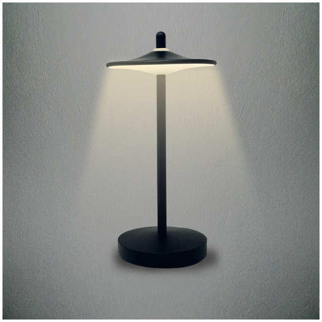 KELU SAKE USB-C Rechargeable IP44 Aluminium Lamp 130LM Anthracite - Image 2