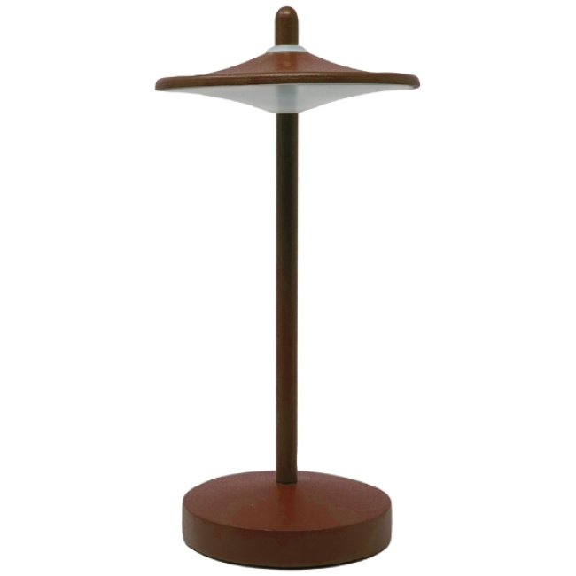 KELU SAKE USB-C Rechargeable IP44 Aluminium Lamp 130LM Corten