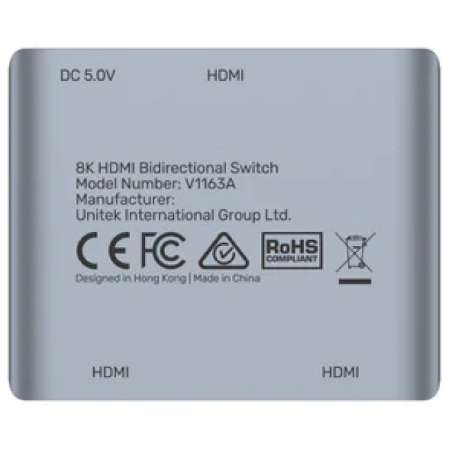 Unitek 2-Port HDMI Splitter/Switch 8K V1163A - Image 4