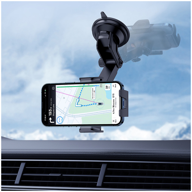 Baseus Car Holder Dash/Wind UltraControl Go Series Black - Image 3