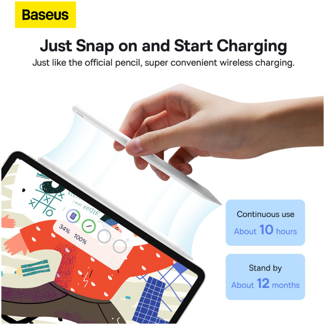 Baseus IT Stylus Smooth Writing 2 Stylus Wireless/Wired Charging - Image 2