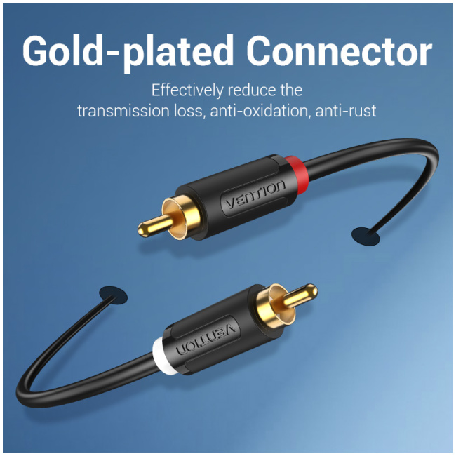 Vention AUDIO 2RCA to 2RCA M-M Cable 3.0m BCMBI - Image 3