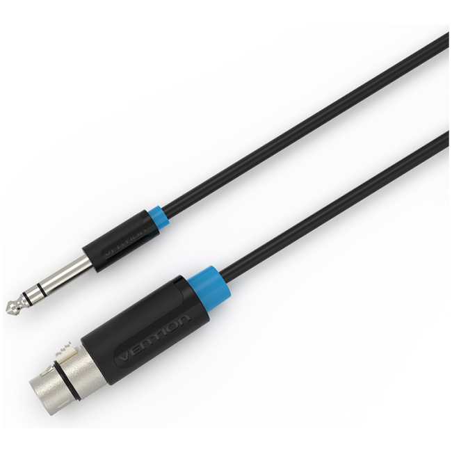 Vention AUDIO 6.3mm to XLR M-F Cable 1.5m BBEBG