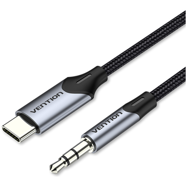 Vention AUDIO CONVERTER USB-C to 3.5mm Male Cable 1.0m BGKHF