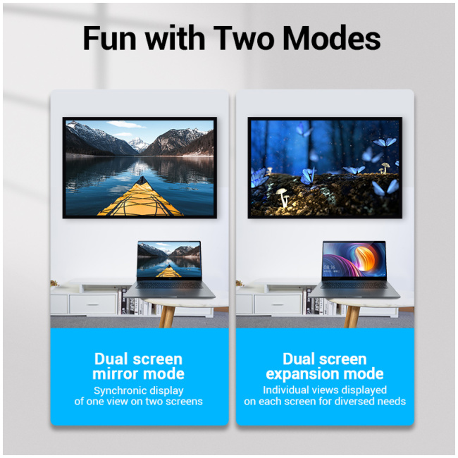Vention HDMI Adaptor Male to Female 4K60Hz AIMB0 - Image 5