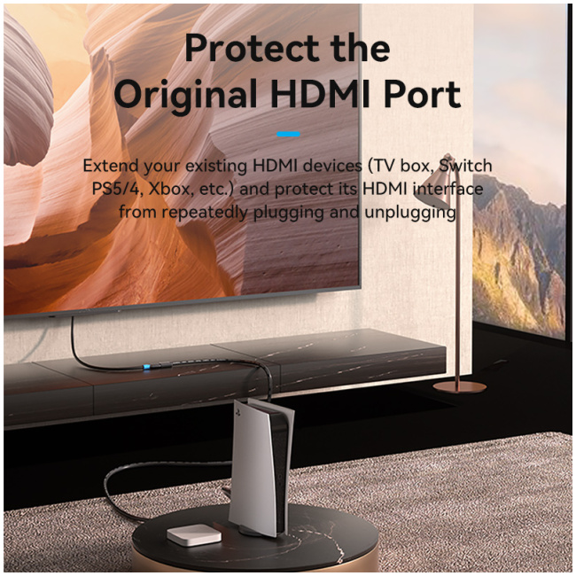 Vention HDMI Cable 2.0 M-F Extension 5.0m AHCBJ - Image 11