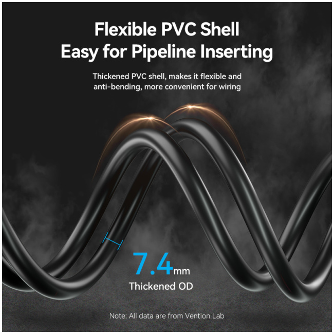Vention HDMI Cable 2.0 M-F Extension 5.0m AHCBJ - Image 8