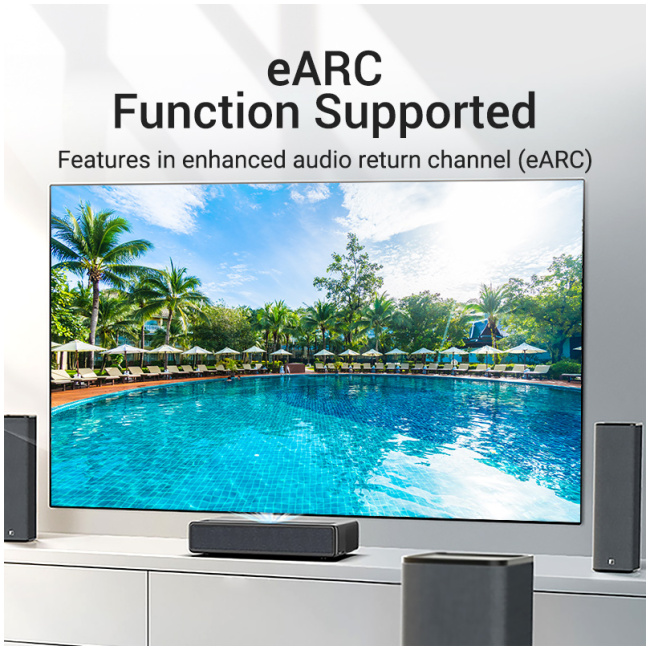 Vention HDMI Cable 2.1 8K Braided 1.0m AAUBF - Image 9