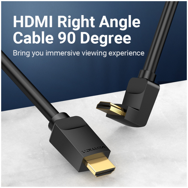 Vention HDMI Cable Right Angle 90 Degrees 2.0m AARBH - Image 15