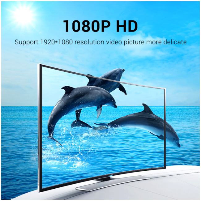 Vention HDMI Cable to VGA+Audio & USB Power 2.0m ABIBH - Image 2