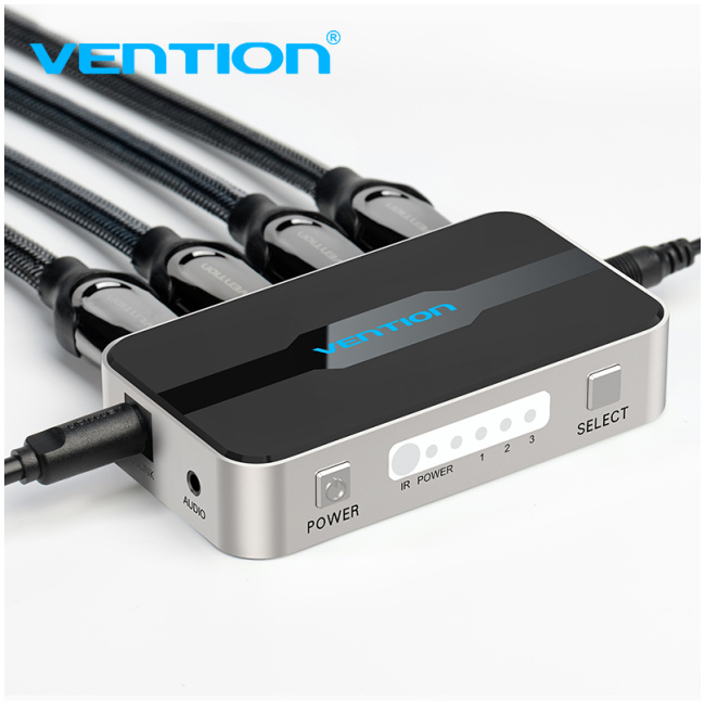 Vention HDMI Switch 3-Port 4K 1.4 with Audio Separation AFJH0 - Image 9