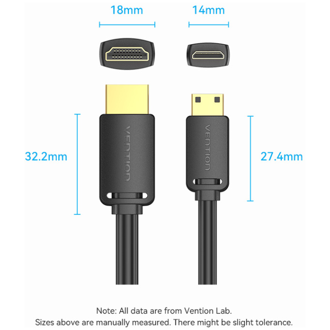 Vention HDMI to HDMI Mini Cable 3.0m AGHBI - Image 3