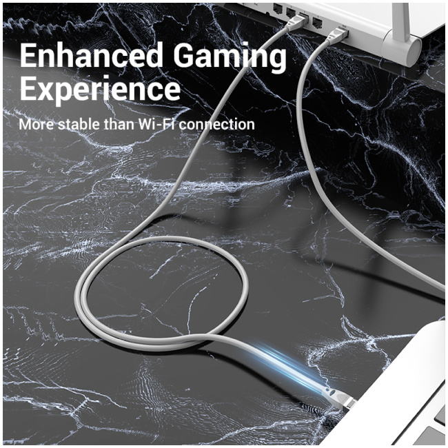 Vention NETWORK Cable CAT6A SFTP 0.3m Grey IBHHAA - Image 9