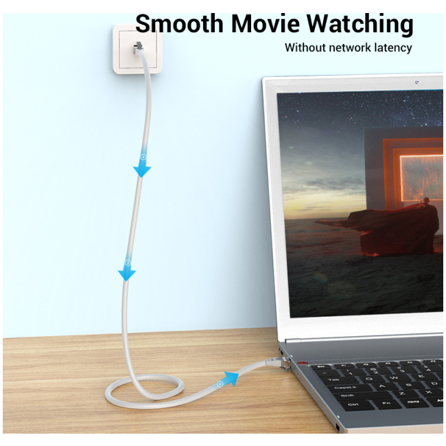 Vention NETWORK Cable CAT6A SFTP 0.3m Grey IBHHAA - Image 10