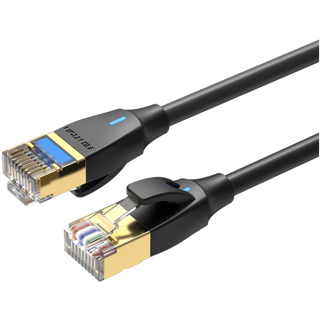Vention NETWORK Cable CAT8 SFTP Slim 3.0m Black IKIBI