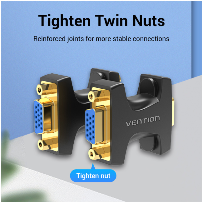 Vention VGA Coupler Female to Female (Connect 2 VGA Cables) DDGB0 - Image 7