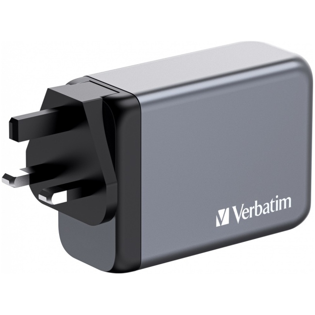 Verbatim GaN Charger 4 Port 240W USB A/C (EU/UK/US) GNC-240 - Image 3