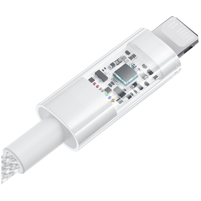 Baseus Cable Lightning to USB-C Gem Series 1.0m 20W White - Image 6