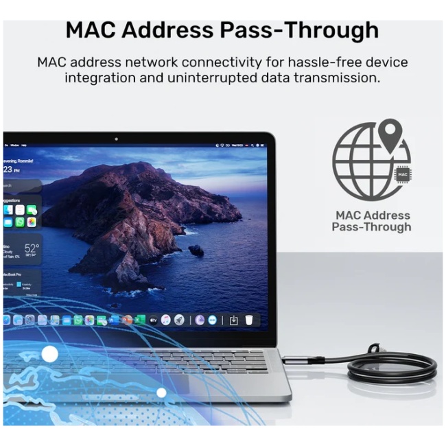 Unitek Converter USB-C to Gigabit Ethernet Cable 2.0m C18148AGY-2M - Image 4