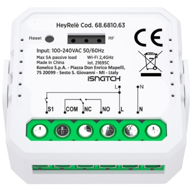 GBC HeyRele Dry Contact Smart WiFi Module - Image 2