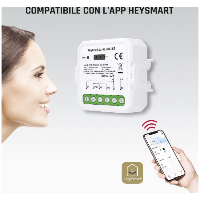 GBC HeyRele Dry Contact Smart WiFi Module - Image 4