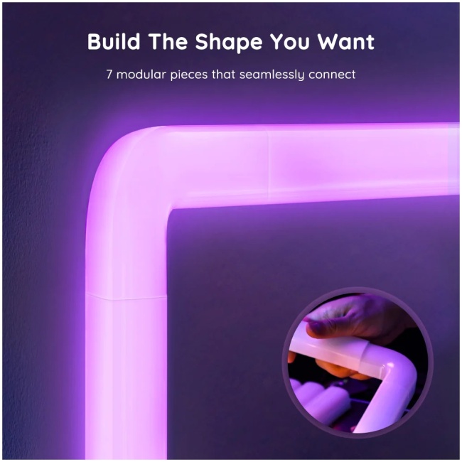 Govee Glide RGBIC Wall Light (6tubes+1curve) B6062201 - Image 9