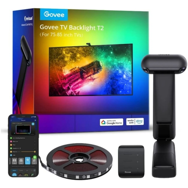Govee TV Backlight Envisual T2 with Dual Cameras  (55-65 inch) H605C