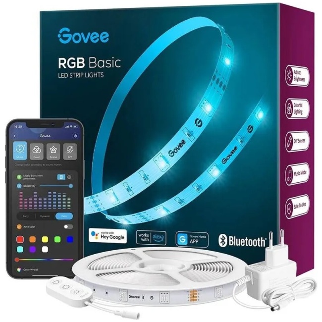 Govee LED Light Strip RGB Smart WiFi & BT 5m H615A