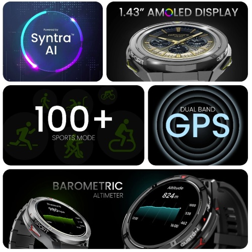 HiFuture Adventure GPS SmartWatch ACTIVE Black/Yellow - Image 4