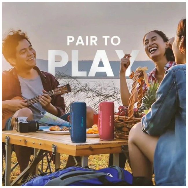 HiFuture Portable BT Speaker ALPHA IPX7 20W Blue - Image 5