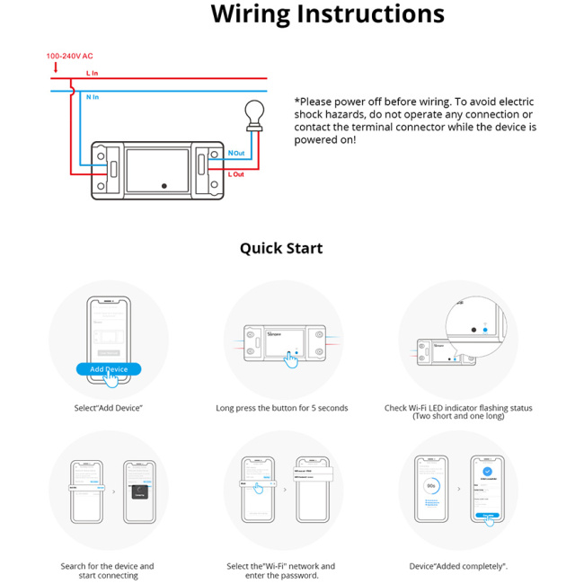 Sonoff WiFi Smart Switch Basic R4 10A - Image 3