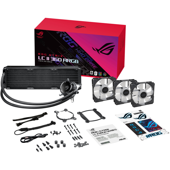ASUS CPU Liquid Cooler 3xFans ROG STRIX LC II 360 ARGB - Image 5