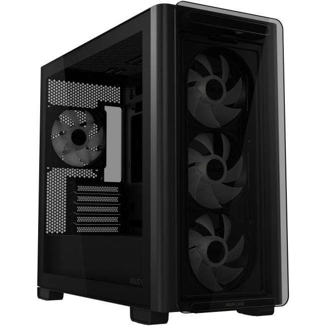 ASUS PC Case mATX Tempered Glass 4xARGB Fans A23 PLUS Black - Image 6