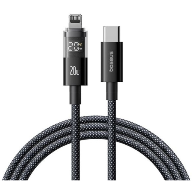 Baseus Cable Lightning to USB-C Display 2 Series Braided 20W 2.0m Black