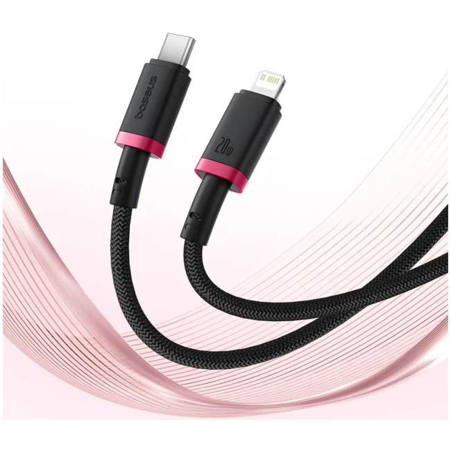 Baseus Cable Lightning to USB-C Dura Series Braided 2.0m Black - Image 2