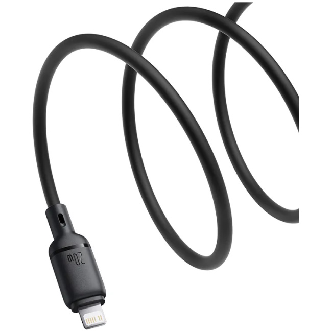 Baseus Cable Lightning to USB-C Silky Series 2.0m Black - Image 2