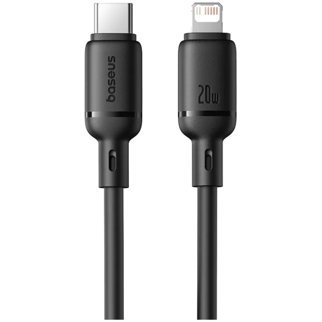 Baseus Cable Lightning to USB-C Silky Series 2.0m Black