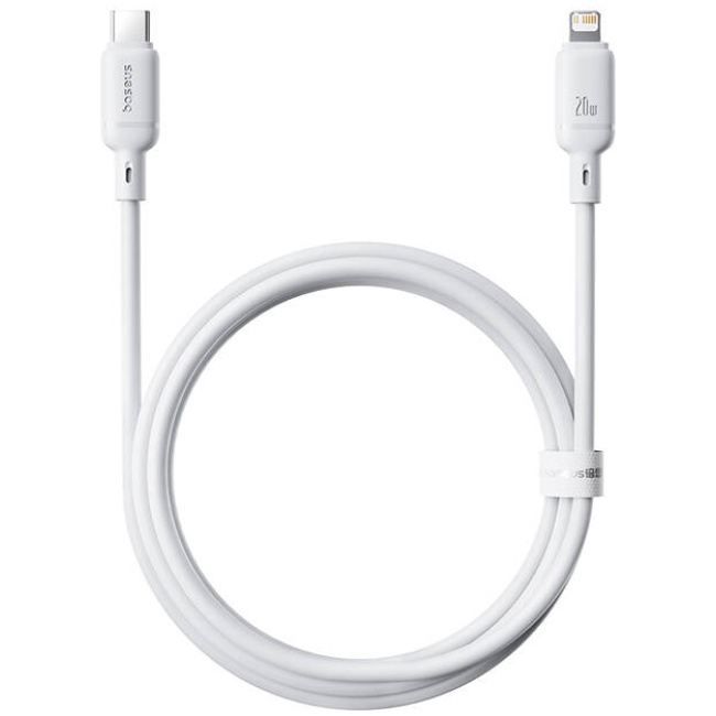 Baseus Cable Lightning to USB-C Silky Series 2.0m White - Image 2
