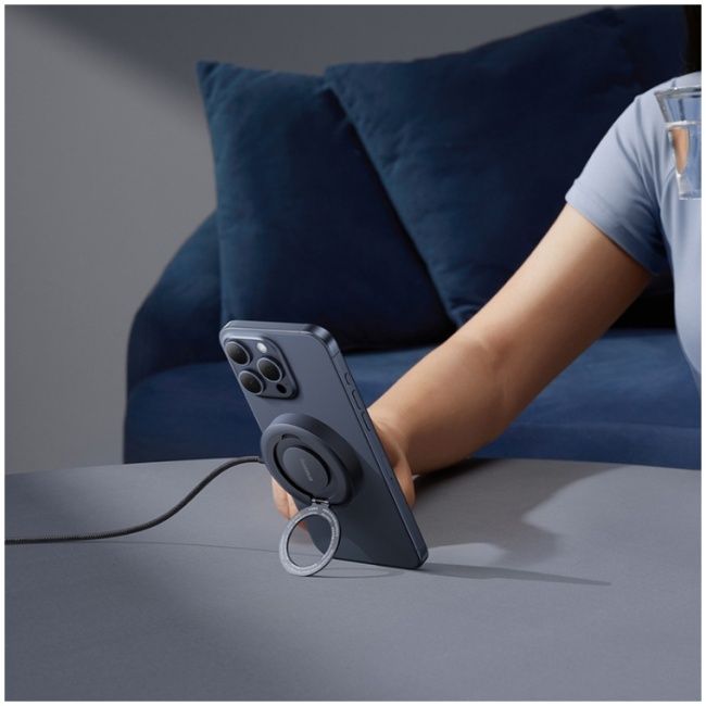 Baseus Charger Desktop Wireless 15W Qi2 SIMPLE MINI 4 - Image 8