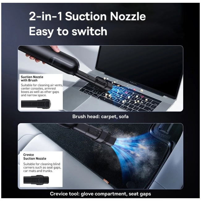 Baseus VA Vacuum Cleaner Car 35W A0 Pro - Image 5