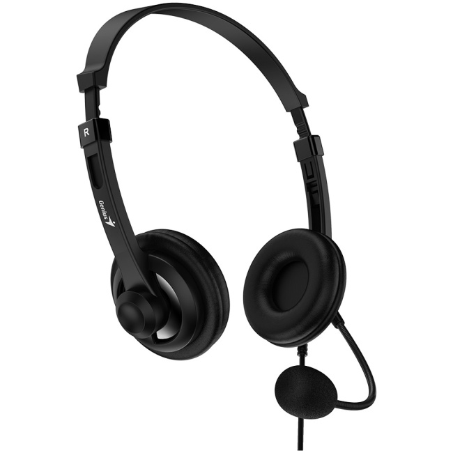 Genius Headset USB-A InLine Control SoftEar Cups HS-230U - Image 2