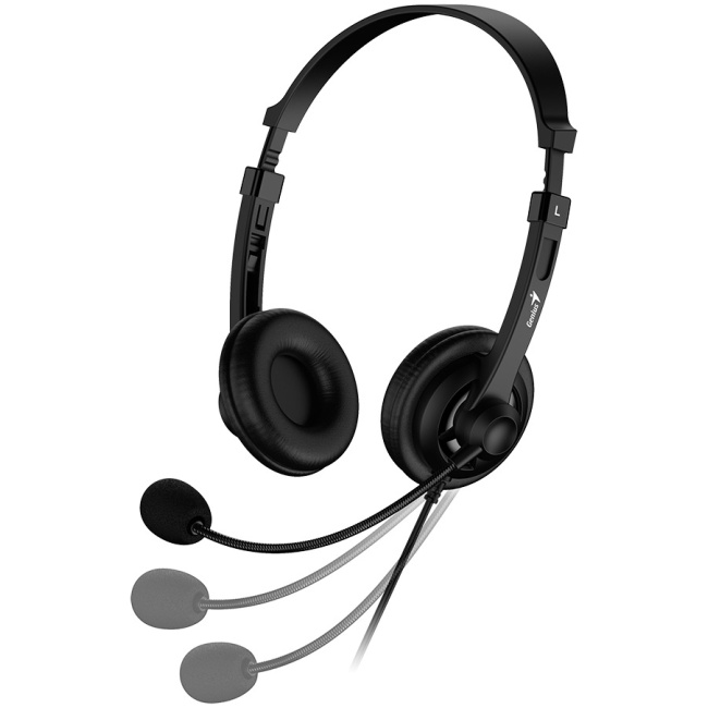 Genius Headset USB-A InLine Control SoftEar Cups HS-230U - Image 3