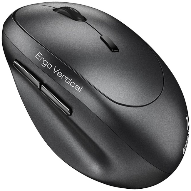 Genius Mouse Ergonomic Wireless+BT Vertical Silent AI 8350S Dark Grey - Image 2