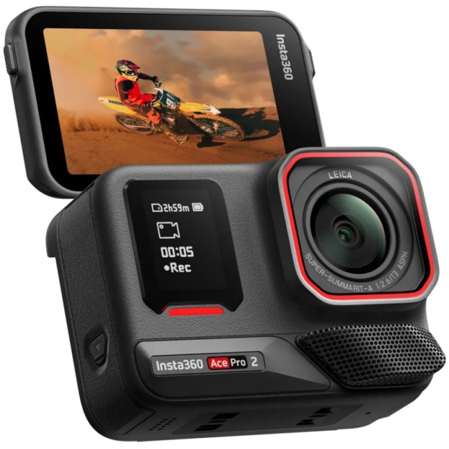 Insta360 Ace Pro 2 (Dual Battery Bundle) Action Camera 8k - Dual AI Chip - Image 2
