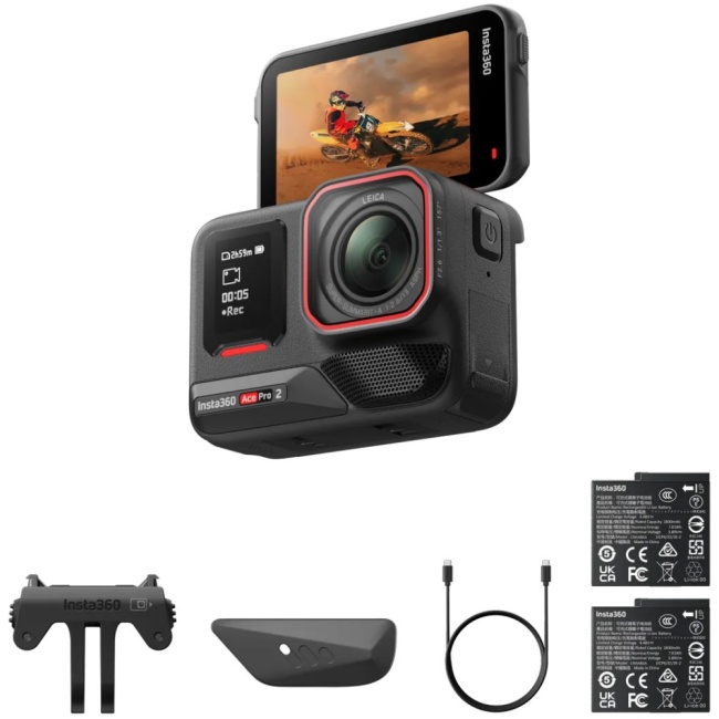 Insta360 Ace Pro 2 (Dual Battery Bundle) Action Camera 8k - Dual AI Chip - Image 5