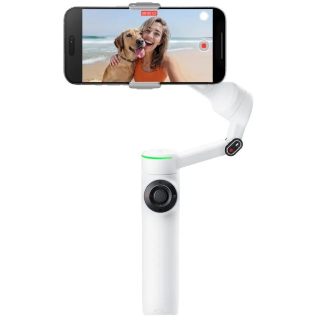 Insta360 Flow 2 Pro Creator Bundle (White) A.I. Powered Gimbal Stabilizer for Smartphone - Image 2