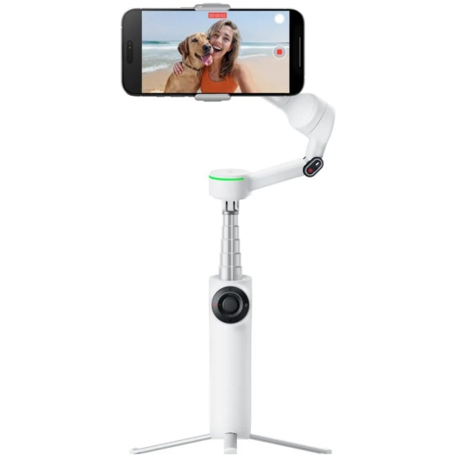 Insta360 Flow 2 Pro Creator Bundle (White) A.I. Powered Gimbal Stabilizer for Smartphone - Image 5